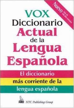 Hardcover Vox Diccionario Actual de La Lengua Espanola = Vox Dictionary of the Current Spanish Language [Spanish] Book