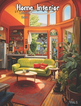 Paperback Home Interior Coloring Book