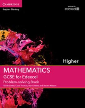 Paperback GCSE Mathematics for Edexcel Higher Problem-Solving Book