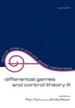 Paperback Differential Games and Control Theory III: Proceedings of the Third Kingston Conference Book