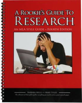 Spiral-bound Rookie's Guide to Research An MLA Style Guide Book