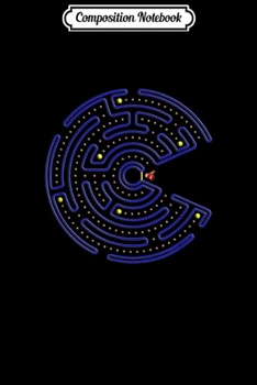 Paperback Composition Notebook: Retro 80's Video Game Maze - for Gamer Gift Journal/Notebook Blank Lined Ruled 6x9 100 Pages Book