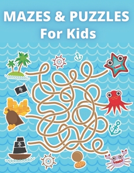 Paperback Mazes & Puzzles for Kids: Preschool to kindergarten Activity book