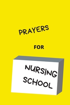 Prayers for Nursing School Blank Lined Notebook Diary Journal Student Nurse Gift