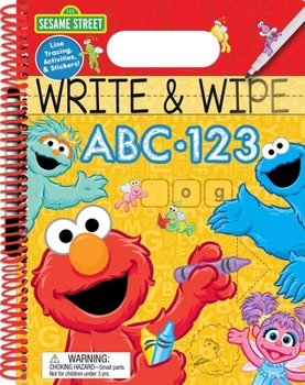 Spiral-bound Sesame Street: Write and Wipe Book