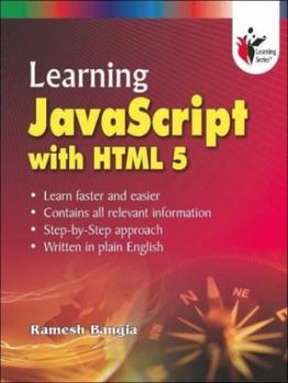 Paperback Learning JavaScript with HTML Book