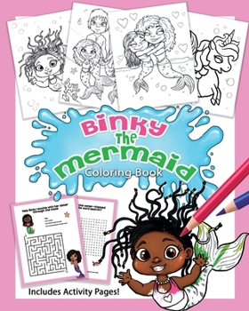 Paperback Binky The Mermaid: Pink Coloring Book
