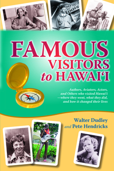 Paperback Famous Visitors to Hawaii Book