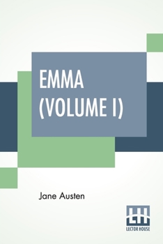 Paperback Emma (Volume I) Book