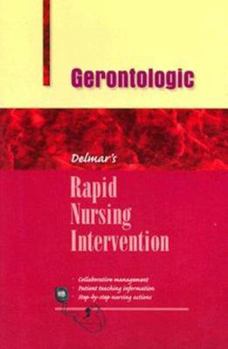 Paperback Rapid Nursing Intervention: Gerontologic Nursing Book
