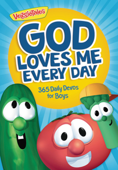 Paperback God Loves Me Every Day: 365 Daily Devos for Boys Book