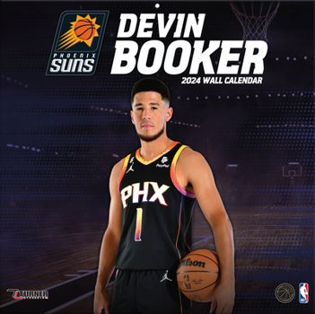 Calendar Phoenix Suns Devin Booker 2024 12x12 Player Wall Calendar Book