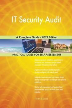 Paperback IT Security Audit A Complete Guide - 2019 Edition Book