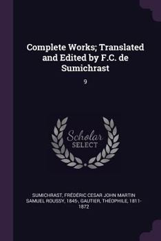 The complete works of Théophile Gautier Volume 9