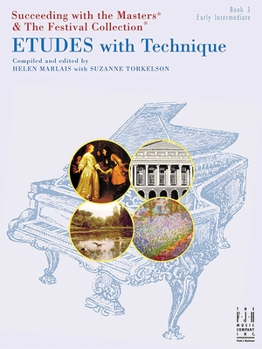 Paperback Etudes with Technique, Book 3 Book