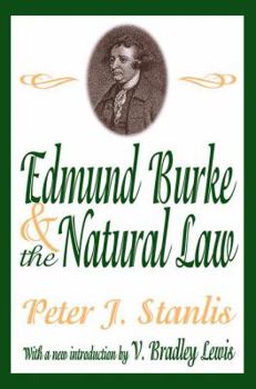 Hardcover Edmund Burke and the Natural Law Book