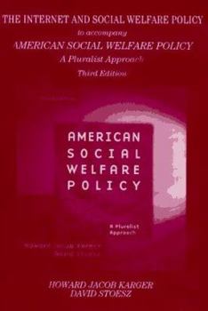 Paperback American Social Welfare Policy Internet Supplement "How to Use the Internet for Social Policy Research" Book