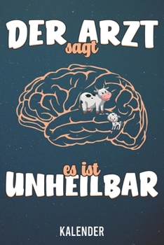 Kalender: 2020 A5 1 Woche 2 Seiten - 110 Seiten - Unheilbar Kuh (German Edition)