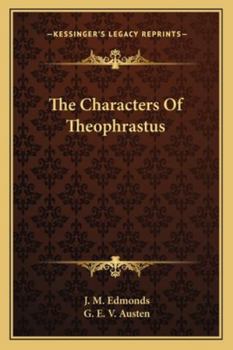 Paperback The Characters Of Theophrastus Book