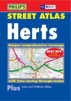 Paperback Street Atlas Hertfordshire Book