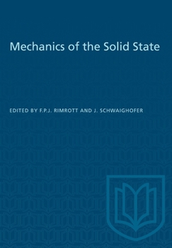 Paperback Mechanics of the Solid State Book