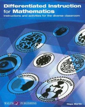 Paperback Differentiated Instruction for Mathematics Book