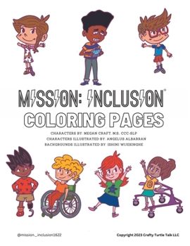 Paperback Mission: Inclusion Coloring Pages: Inclusion Coloring Book