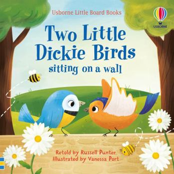 Two Little Dickie Birds sitting on a wall - Book  of the Usborne Little Board Books