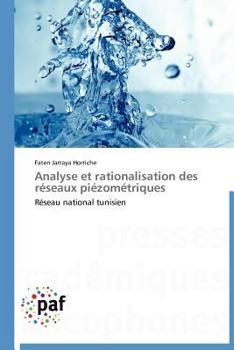 Paperback Analyse Et Rationalisation Des Réseaux Piézométriques [French] Book