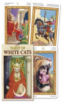 Cards Tarot of White Cats Mini Book