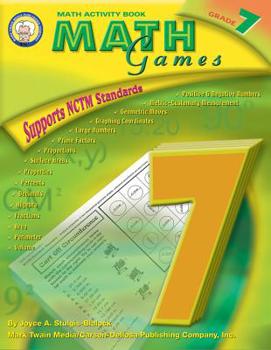 Paperback Math Games, Grade 7 Book