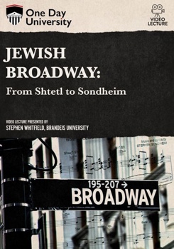 DVD Jewish Broadway Book