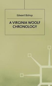 Hardcover A Virginia Woolf Chronology Book