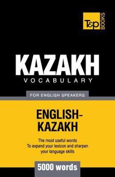 Paperback Kazakh vocabulary for English speakers - 5000 words Book