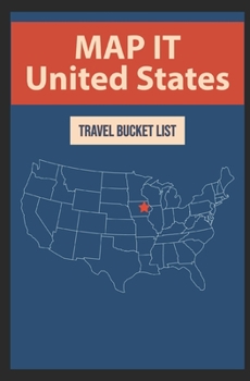 Paperback Map It United States: Travel Bucket List Book