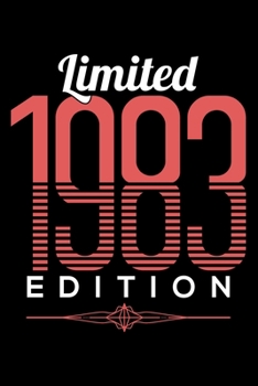 LIMITED 1983 EDITION: Dot Grid Journal, Diary, Notebook, 6x9 inches with 120 Pages.