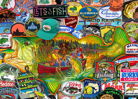 Toy Let's Fish 1000-Piece Puzzle Book