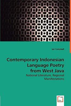 Paperback Contemporary Indonesian Language Poetry from West Java Book