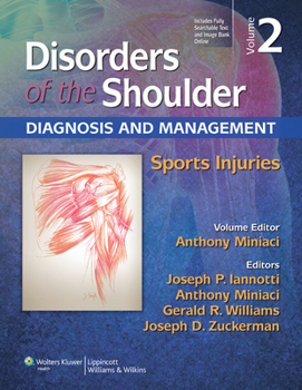 Paperback Disorders of the Shoulder: Sports Injuries Book