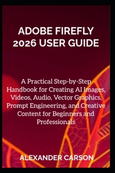 Paperback Adobe Firefly 2026 User Guide: A Practical Step-by-Step Handbook for Creating AI Images, Videos, Audio, Vector Graphics, Prompt Engineering, and Creat Book