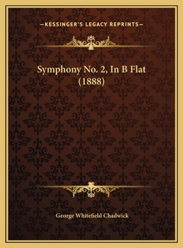 Hardcover Symphony No. 2, In B Flat (1888) Book