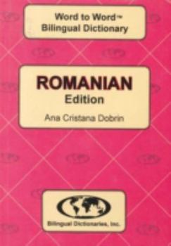 Paperback Romanian edition Word To Word Bilingual Dictionary Book