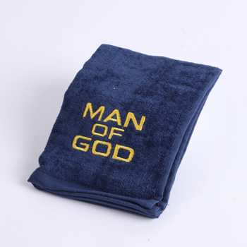 Pastor Towel Man of God Navy Cotton