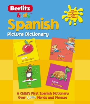 Paperback Spanish Picture Dictionary Book