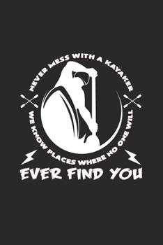 Kayaker: 6x9 Kayaking | dotgrid | dot grid paper | notebook | notes