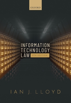 Paperback Information Technology Law Book