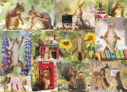 Misc. Gettin' Squirrelly 1000-Piece Puzzle Book