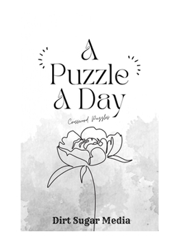 Paperback A Puzzle A Day: Crossword Puzzles Book