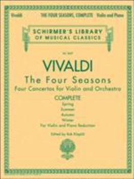 Paperback Antonio Vivaldi - The Four Seasons, Complete: Schirmer Library of Classics Volume 2047 Book