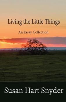 Paperback Living the Little Things: An Essay Collection Book